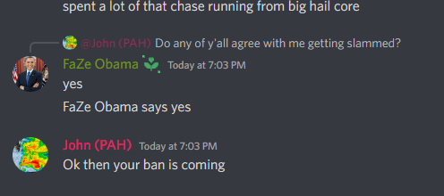 Enderjay1000's tweet photo. @SlippinWx @StreamwiseHodo I mean look at this for example, getting banned simply for disagreeing with someone. 

Whether you agree with these tweets or not, there is one common theme, and that wont change no matter how you view it. JW manipulates, and instigates 24/7. https://t.co/lHvVn26Uuv