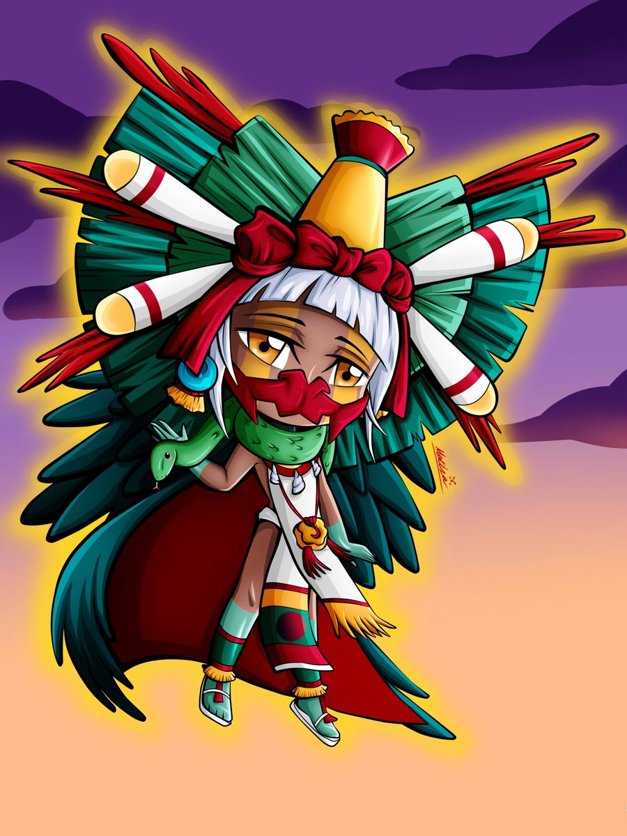 xitlala_luna's tweet photo. Un hermoso Quetzalcoatl, el mejor representado (en mi opinión) y uno de los que mas me gustan, es de Onyx Equinox, excelente serie, se las recomiendo demasiado!
@sofiaealexander @SonyAnimation @crunchyroll_la 
#OnyxEquinox #OnyxEquinoxS2 #onyxequinoxfanart #fanart #Fanarts https://t.co/6096PojGql