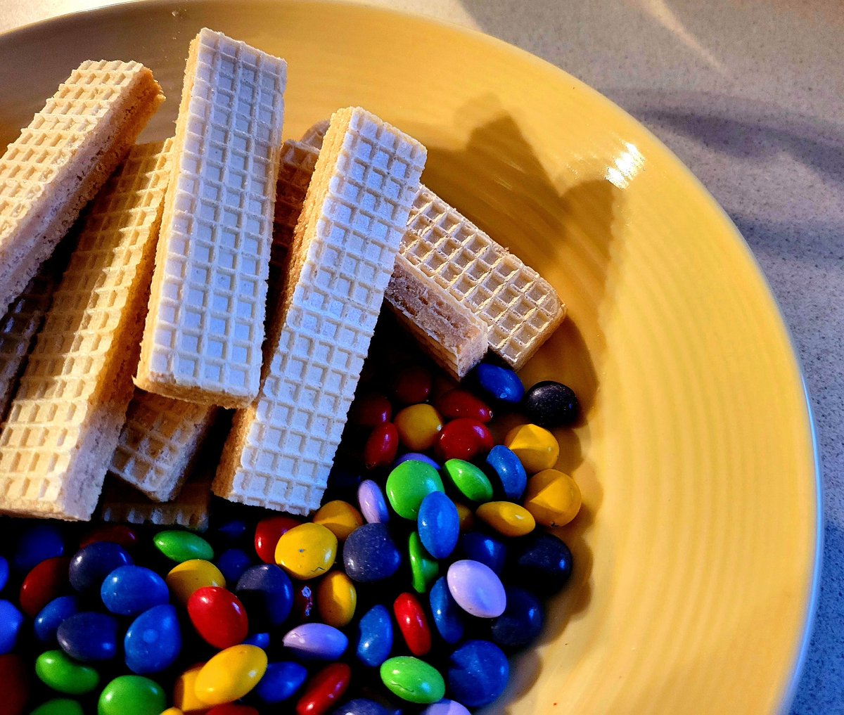 Dessert: #sugarfree candy gems, sugar free peanut butter wafers. Shout out to <a href="/VoortmanCookies/">Voortman Bakery</a> ... sweet treats without too much guilt!
