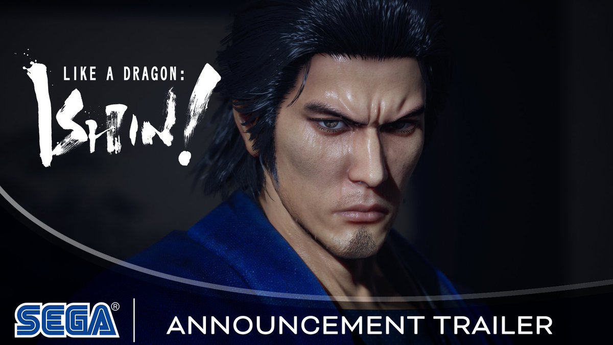 Like a Dragon: Ishin! launches on February 2023 for PlayStation®5, PlayStation®4, Xbox Series X|S, Xbox One, Windows, and Steam!

Watch the announcement trailer here: youtube.com/watch?v=jE8eEa…

#LikeADragonIshin