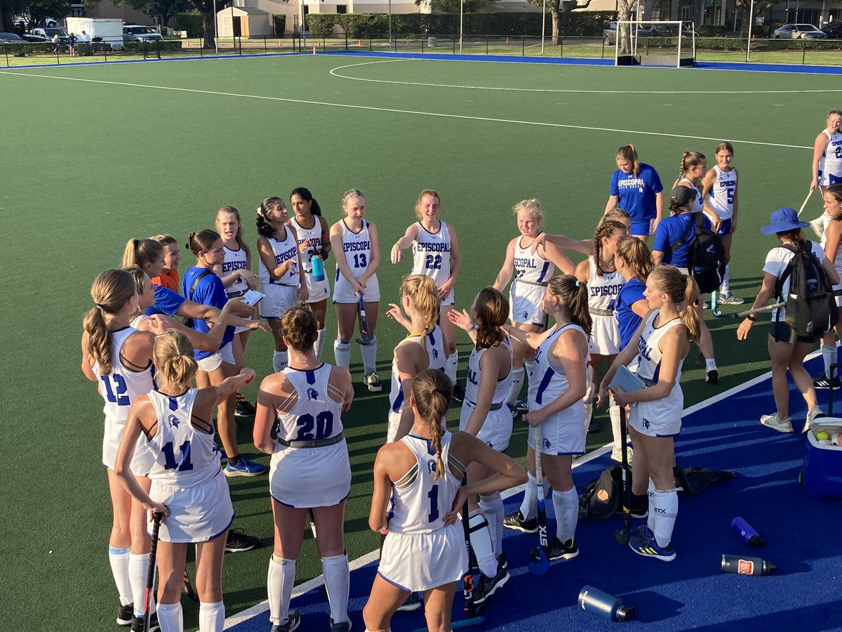 Varsity field hockey gave a valiant effort and defeated Memorial 10-0! #KnightsStandOut