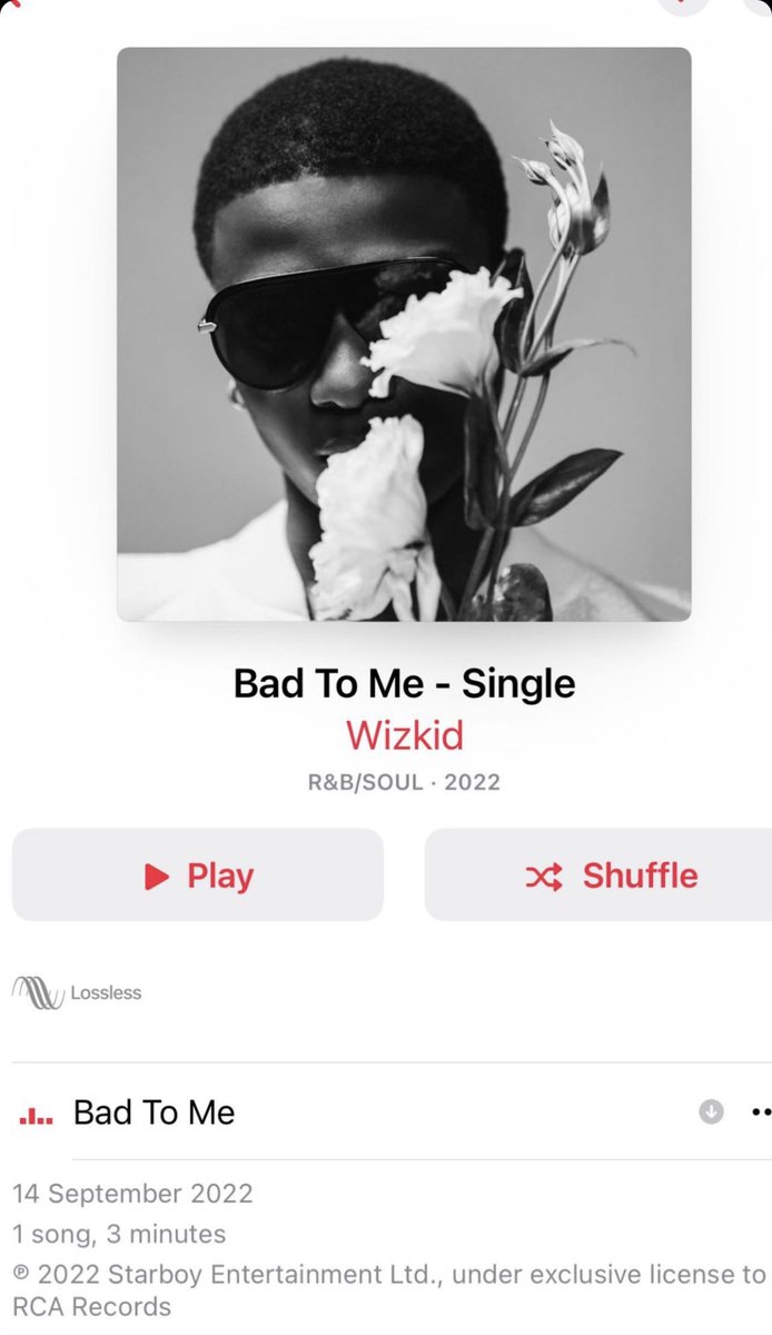 Out Now! wizkid.lnk.to/badtome ❤️❤️🦅🦅🦅