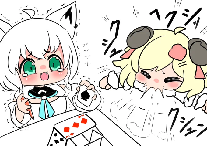 #つのまきあーと #ギリわるネタ3期 

トランプタワー横でくしゃみが 止まらなくなるわため 
