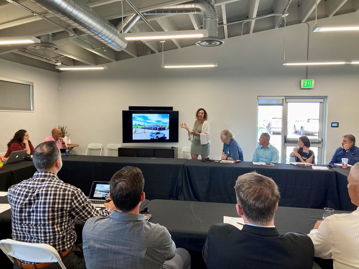 AuslandGroup's tweet photo. @AuslandGroup was honored to host the SOREDI Board of Directors in the Ausland Legacy Hall at our headquarters in Grants Pass! #communityleaders #communityengagement #auslandgroup #worldclassdevelopment #locallyscaled #designbuild #construction #architecture #southernoregon https://t.co/T2etA62NnE
