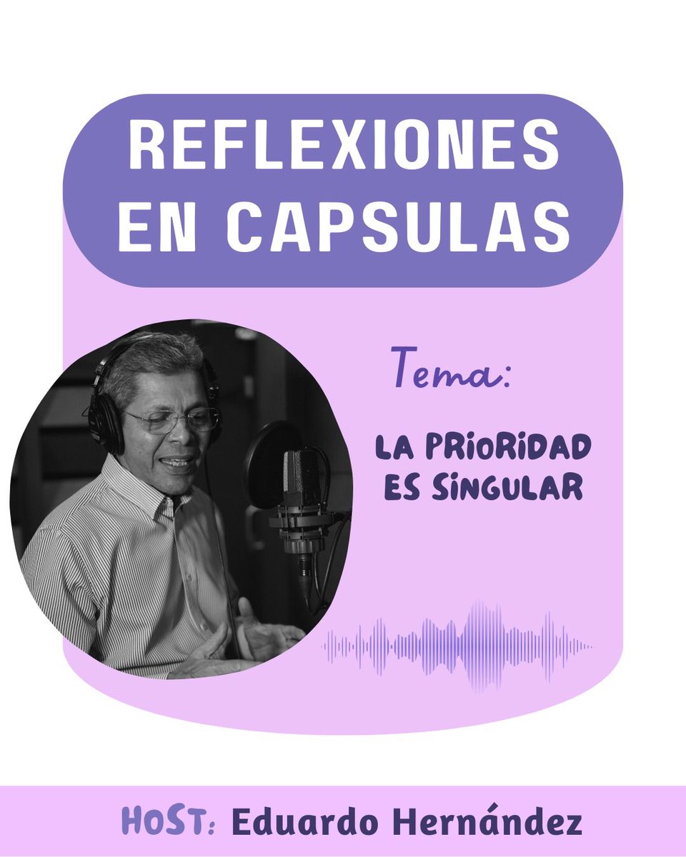 ejhernandezm's tweet photo. Te invita a escuchar mi podcast de solo 6 minutos, para reforzar la importancia de dedicarte a tu prioridad. Espero te agrade. 

https://t.co/m6wJKgBegF https://t.co/jQhZ4oAwPi
