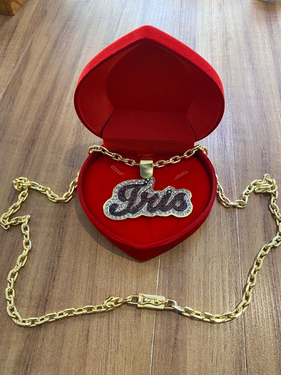 Cordão Cadeado com Pingente Personalizado!