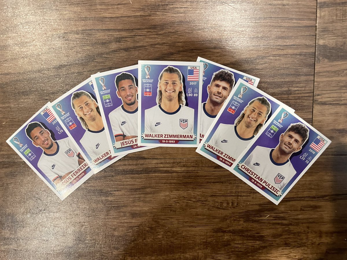 clatapi's tweet photo. No one needs this many duplicates of @thewalkerzim 😂 @NashvilleSC #PaniniStickerAlbum https://t.co/weOtltaZSU