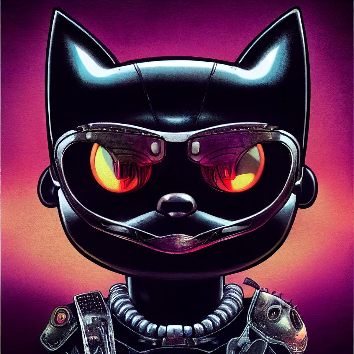 agentsoftheuni's tweet photo. Bad Lucky Kitty 
                                                                 #aiart #art #oilpainting #art #artist #love #drawing #artwork #painting #fashion #beautiful #digitalart #design #photo #sketch #style #explorepage #aiart #stablediffusion #midjourney #dalle2 https://t.co/t8P9NMa2OR