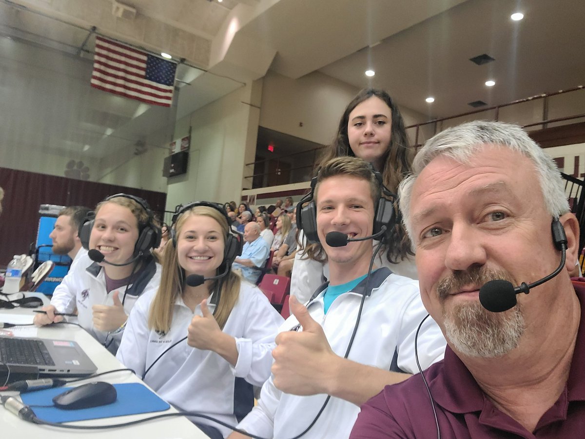 coach_pent's tweet photo. CofO Sports Info crew is wired for sound and mic'd up!

Let's GOOOOO!

#GameTime https://t.co/swwQvj9sEn