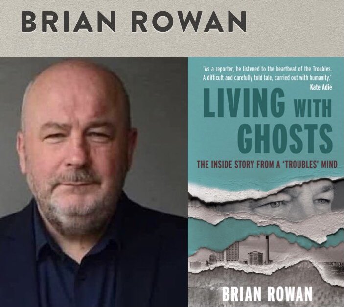 LittleAcornsBks's tweet photo. All welcome to journalist @BrianPJRowan's reading of his book #LIVINGWITHGHOSTS - The Inside Story From A 'Troubles' Mind in #DerryCentralLibrary, Foyle St, Derry, THURS 15 Sept, 1pm. @LibrariesNI 
Published by @MerrionPress. Signed copies from @LittleAcornsBks @IAPbooks https://t.co/EqtMVAvqVa