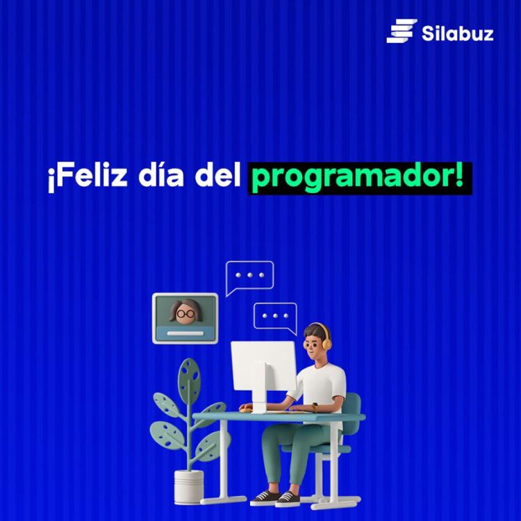 Feliz día a los programadores 👨🏻‍💻👩🏻‍💻🎈

La imagen de <a href="/silabuzcom/">Silabuz</a> 

#Programadores #Código #Code #Coding