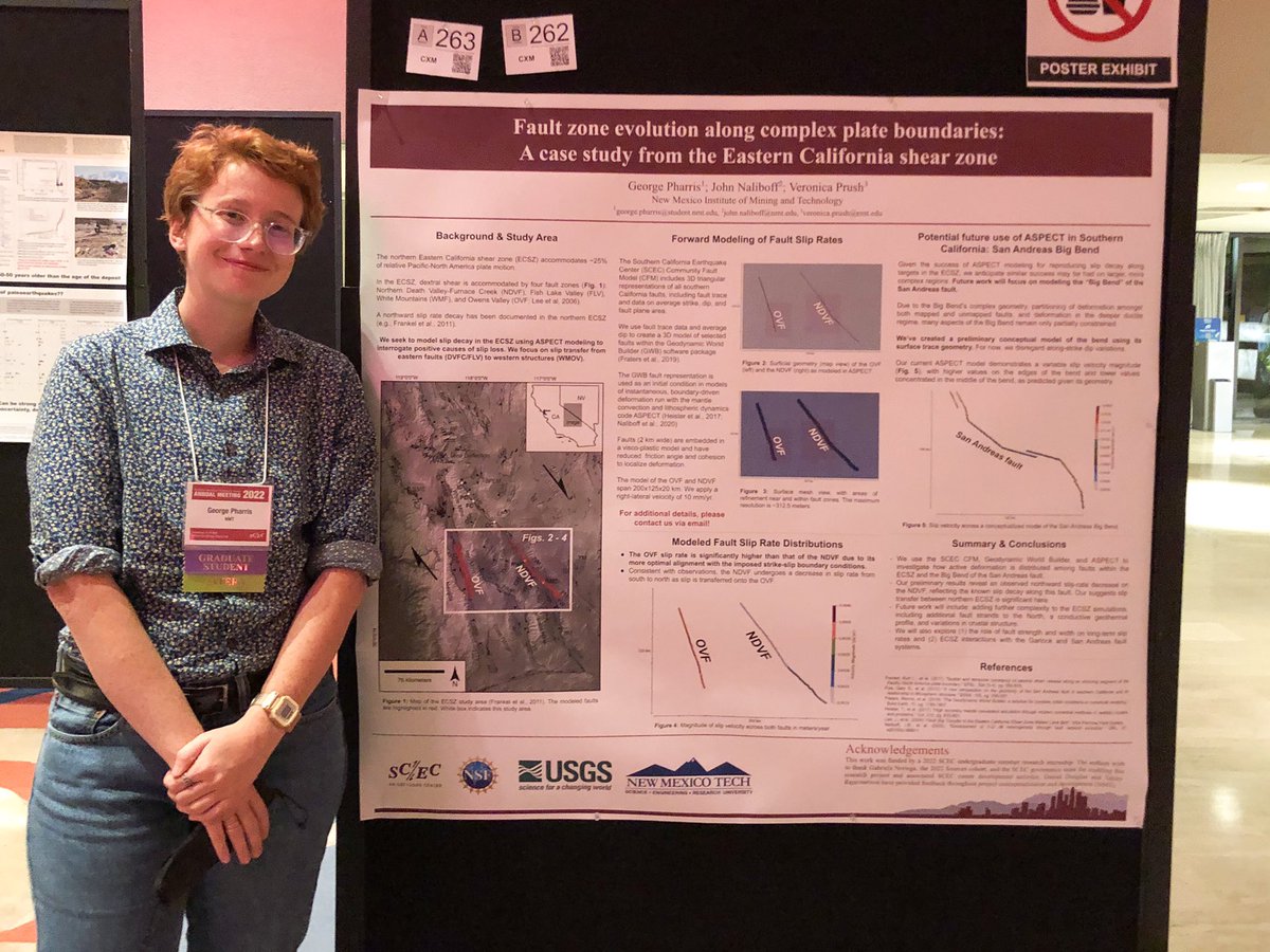 PharrisGeorge's tweet photo. Iβm a day late since my poster was up for yesterdayβs session but itβs still up on the online platform (poster 263)β check it out to hear more about slip transfer in the ECSZ!! #scecmeet #SCEC2022 https://t.co/P2c7FDllXl