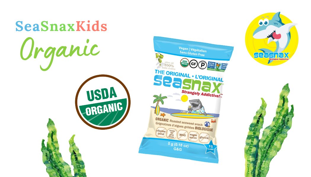 A2: #skipthechemicals and buy organic! Look for the USDA Certified Organic Seal. #BackToSchoolOrganic #SeaSnaxKids ❤️