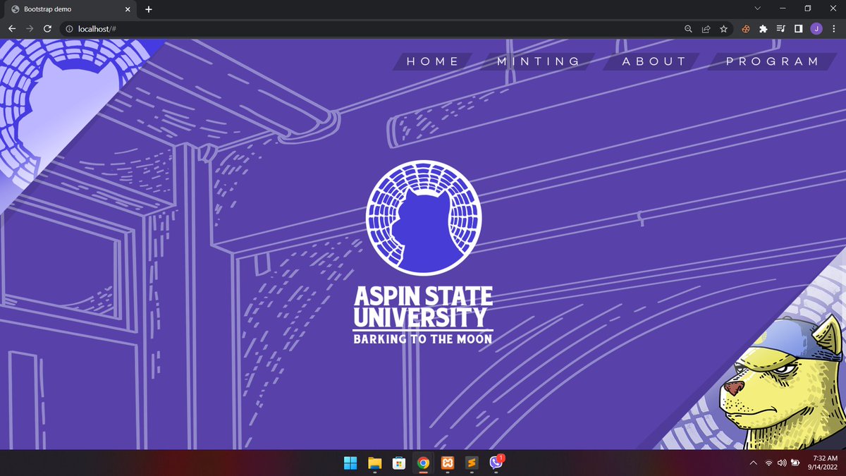 0xLilWraith's tweet photo. ASU's website sneak peek 🤗
#Aspin #Charity #NFT #ASU #MeeSphere #MeekoLegacy https://t.co/uUoOP6bCWb