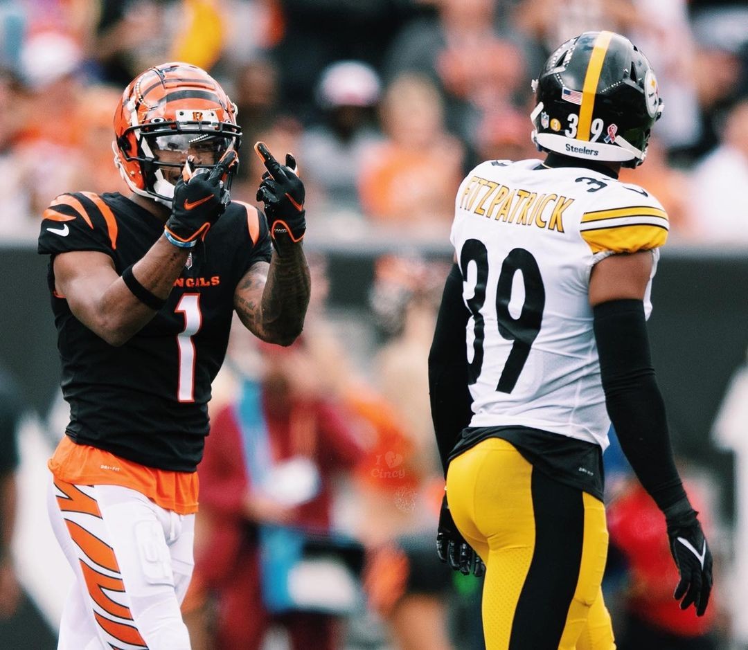 CincyProblems's tweet photo. Ja'Marr Chase is all of us. https://t.co/oYa0C3Mwms