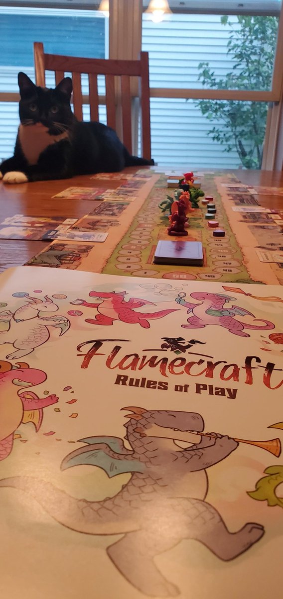 Latest TriadGaymers #boardgame acquisition.  Omg <a href="/CbAlchemy/">Cardboard Alchemy</a> , this game ia so freaking cute it hurts!! 

#tabletopgames #boardgames #dragons #cute #Flamecraft