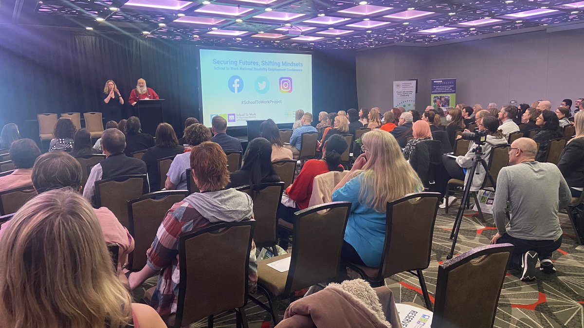 #SecuringFuturesShiftingMindsets #SchoolToWorkProject National Disability Employment Conference is underway!