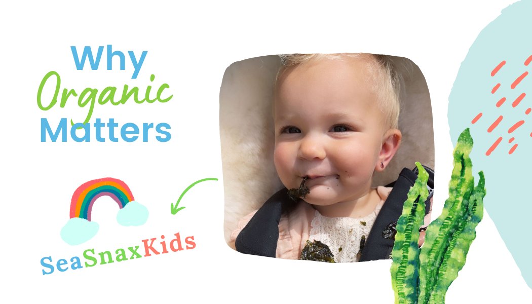 A5: Organic does matter. By choosing organic, you are choosing health and nourishment free from chemicals and pesticides. At SeaSnax, our goal is to ensure healthy kids, happy planet...one bite at a time! #backtoschoolorganic ❤️