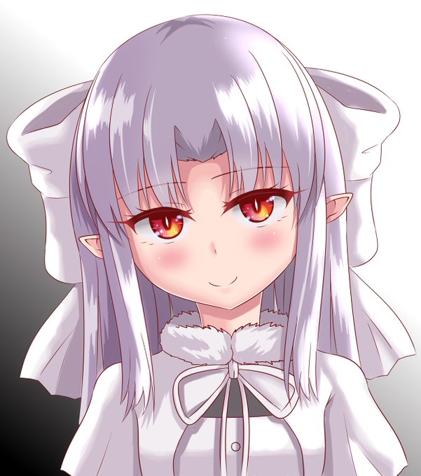 塗りの練習白レンちゃん('ω`)顔と髪の毛の造形も少し変えてみてる、いつもよりシュッとした感じ。 