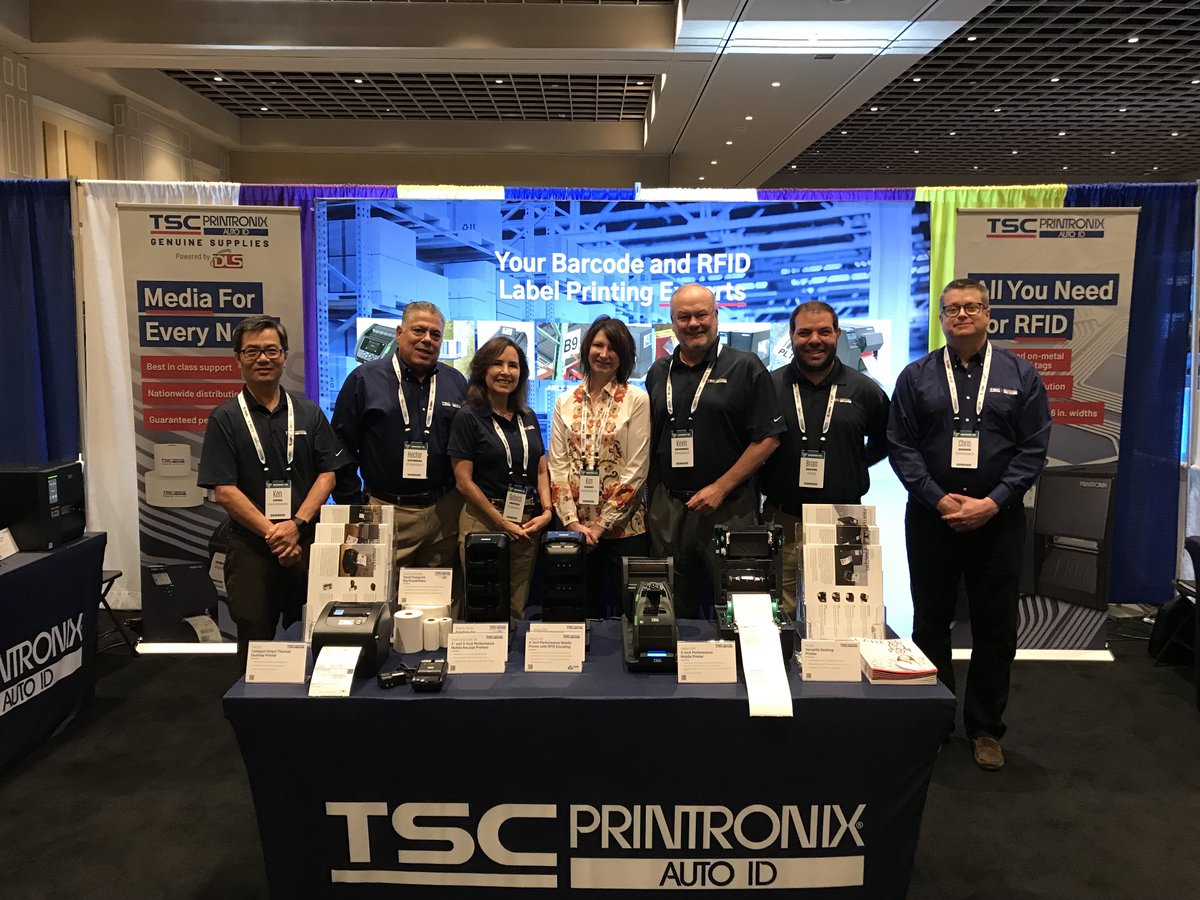 tscprintronix's tweet photo. These smiles are brought to you by a successful #VARTECH2022. 

If you didn't get the chance to stop by our booth, you can drop us a line here > https://t.co/eT8g8wAg0b

#yourbarcodelabelprintingexperts #VARTECH #VARTECH2022 https://t.co/TUIeZz4dZK