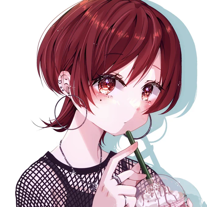 ん?撮ってる?  #イラスト