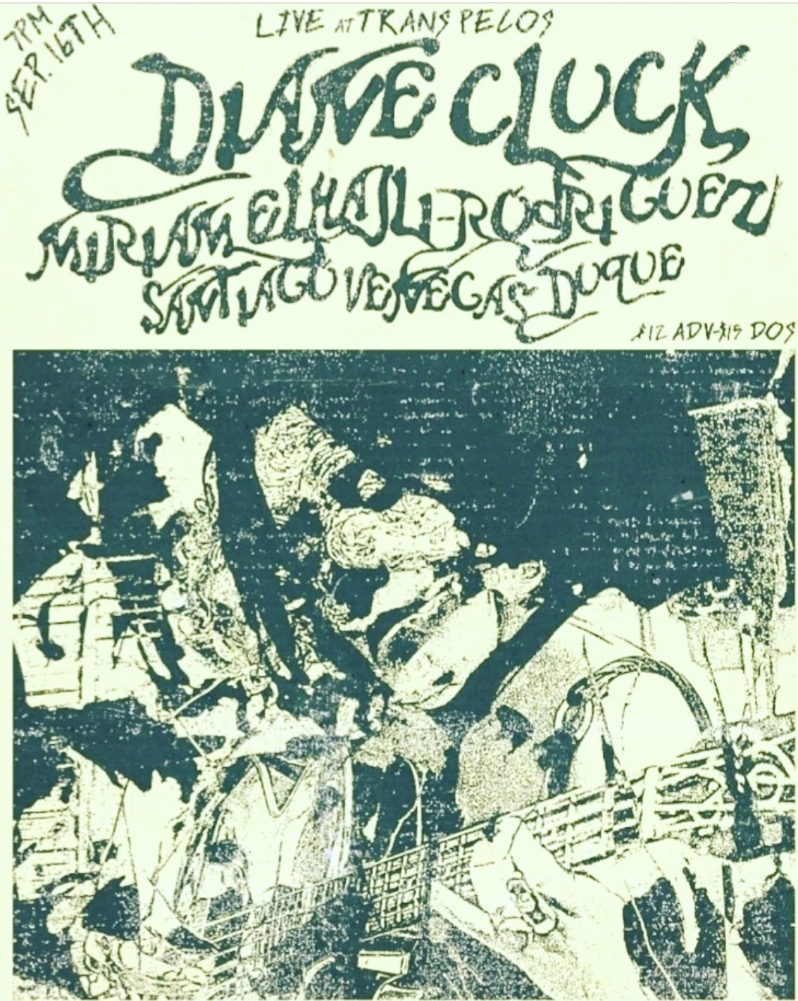 This Friday, NYC. *Early show* 7-9pm @ Trans Pecos in Ridgewood, Queens. With Miriam Elhajli &amp; Santiago Venegas Duque.