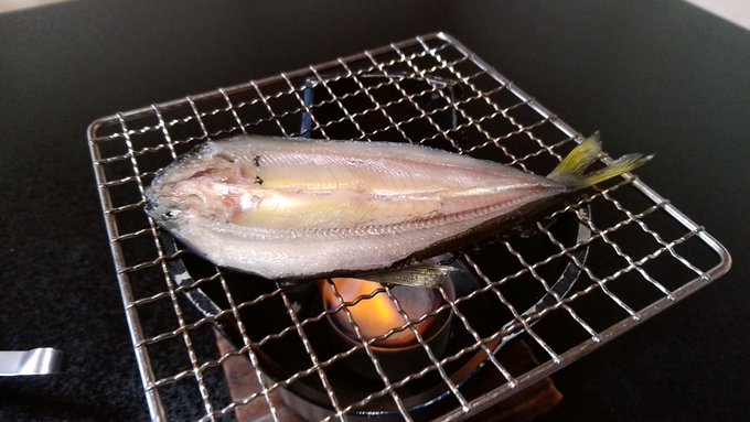 鮎の干物………へぇ…… 