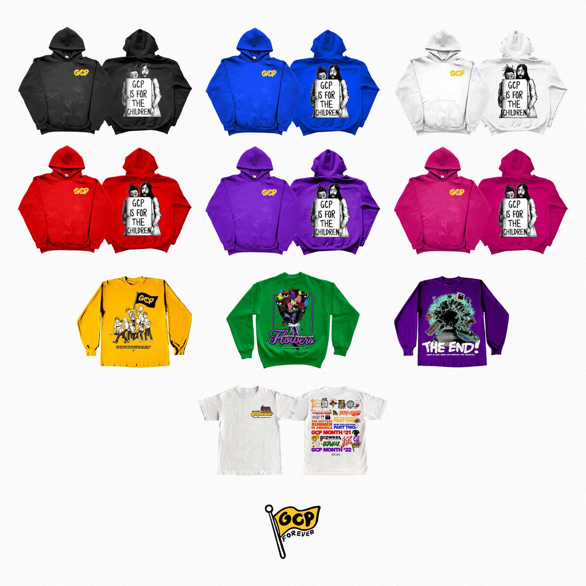 gcpwear's tweet photo. GCP FOREVER, OUR FINAL COLLECTION DROPS THIS FRIDAY @ 12:30 PM https://t.co/gdJITKssKg