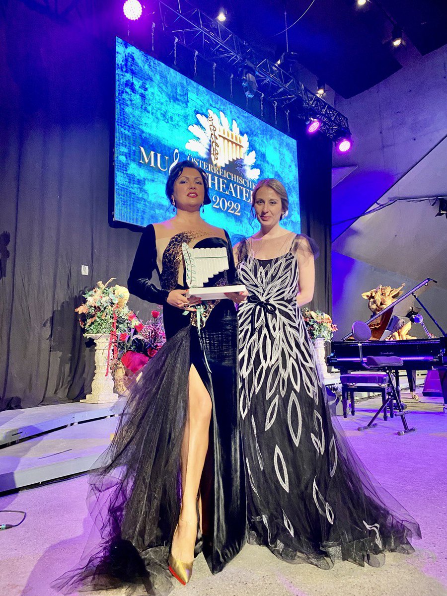 CONGRATULATIONS to Anna for winning the Österreichischer Musiktheaterpreis "Best Female Leading Role" award for Lady Macbeth in Verdi's Macbeth (Wiener Staatsoper, 2021). Anna was proud to be there as a singer, a Kammersängerin and an Austrian citizen and resident. <a href="/WrStaatsoper/">Wiener Staatsoper</a>