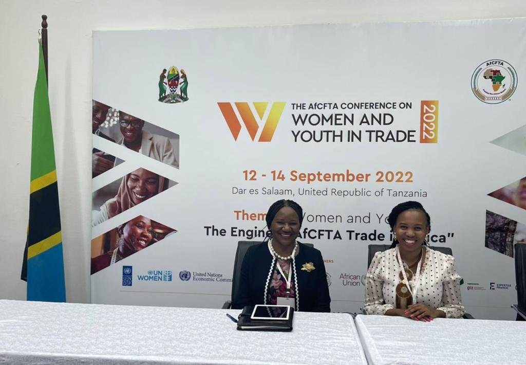 SACU_ES's tweet photo. Insightful discussions as we reflected on the challenges and possible solutions for informal women &amp; youth cross border traders@ the AfCFTA women and youth in trade conference @SACUSEC @HangiMonica https://t.co/9UND5c4hl7