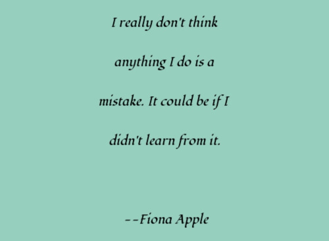Happy birthday to a favorite. Fiona Apple McAfee-Maggart. Born September 13, 1977. 