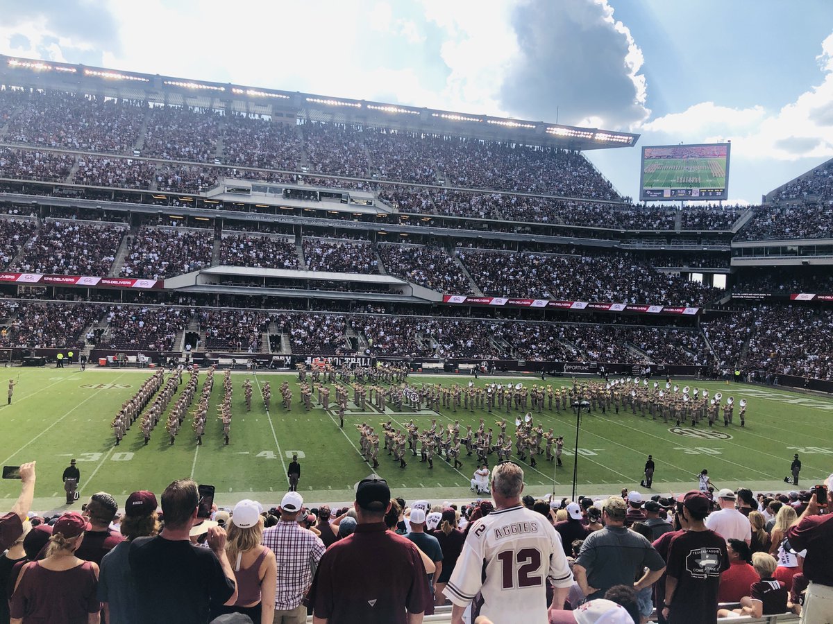 KurouskiLab's tweet photo. Look at these Aggies: Abid, Ritu, and @Swati_J_Patil enjoying the home #football game against Appalachian State at #TAMU Kyle Field. https://t.co/4YpkmhQdhu
