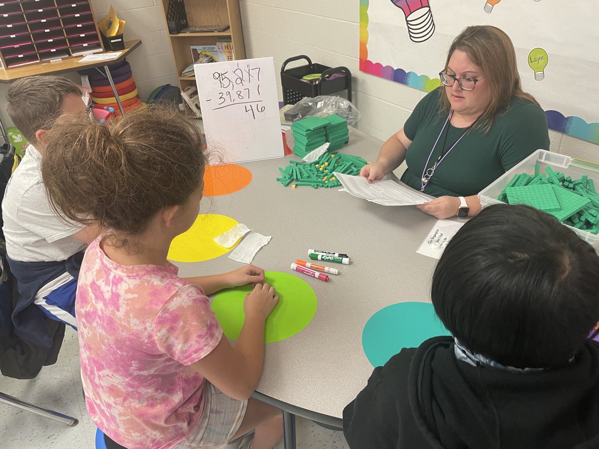 ford_kford's tweet photo. Small math groups in grades 3-5! It can be done! ⁦@EllendaleSchool⁩ #NoPlaceIdRatherB https://t.co/X4wd5rif1B