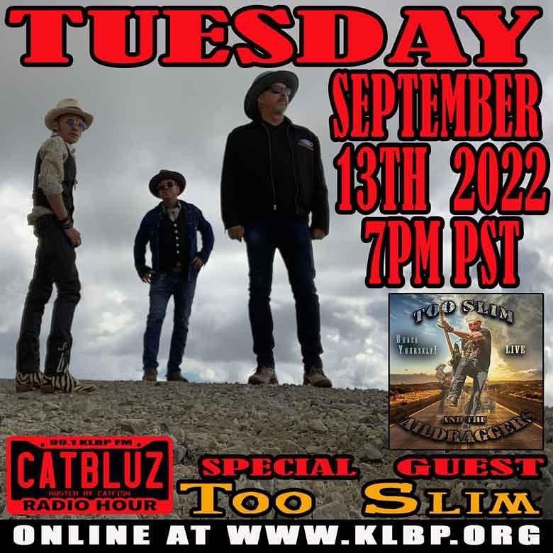 KLBPFM's tweet photo. Tonight, TUESDAY at 7PM Special Guest #tooslim only on #catbluzradiohour only on #991klbpfm #longbeachbluesradio #supportlivemusic #keepthebluesalive #tooslimandthetaildraggers #vizztonerecords https://t.co/uz40IxMALB