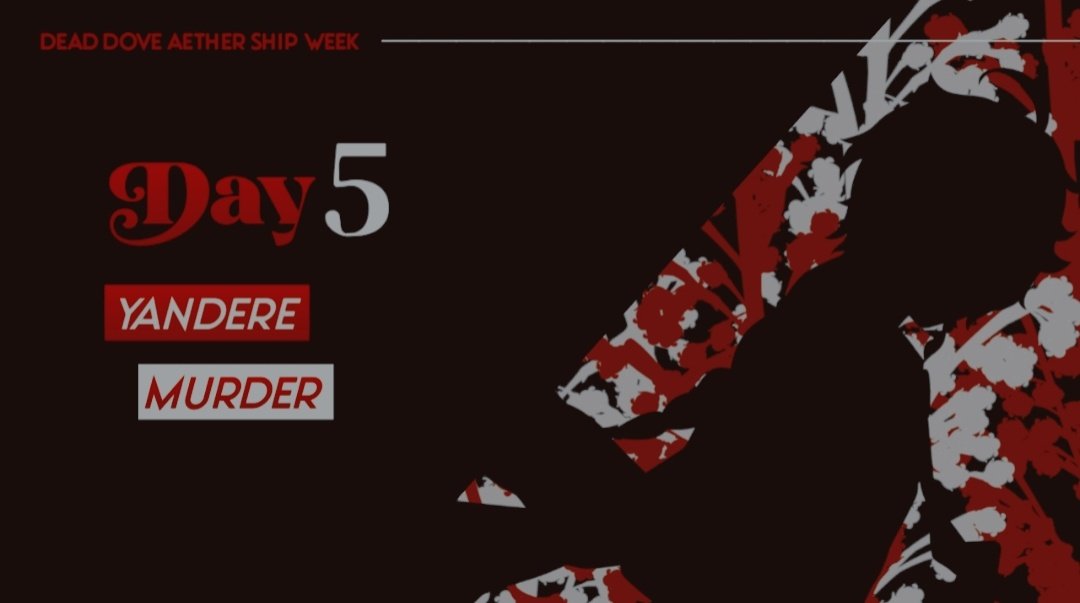 deadoveaether's tweet photo. Another day. Let's welcome day 5! ♥︎

Also, if your work hasn't received a rt/like, feel free to send it in the dm. Twitter hasn't been showing the works when the hashtag is accessed, so it'd be safer to tag us! ♡ 

#DeadDoveAetherShipWeek https://t.co/lTXKZXFWbz
