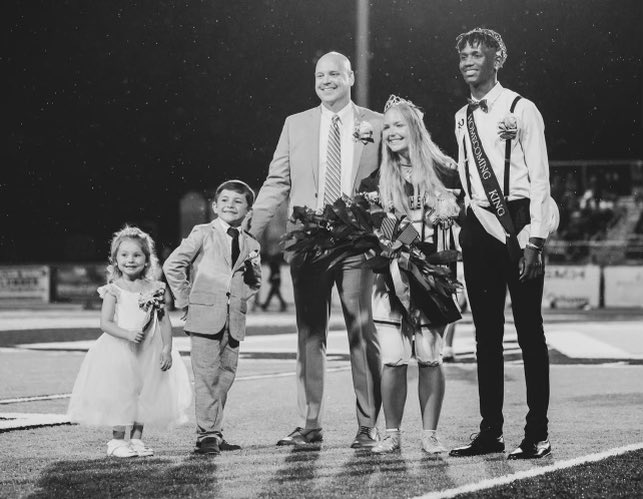 I am so blessed to have been voted homecoming queen for my high school. It could not have been a better night as I also went perfect 6/6 PAT. I couldn’t be more grateful of the path God has taken me on. The love and support of my football family and classmates is astounding! 🤍