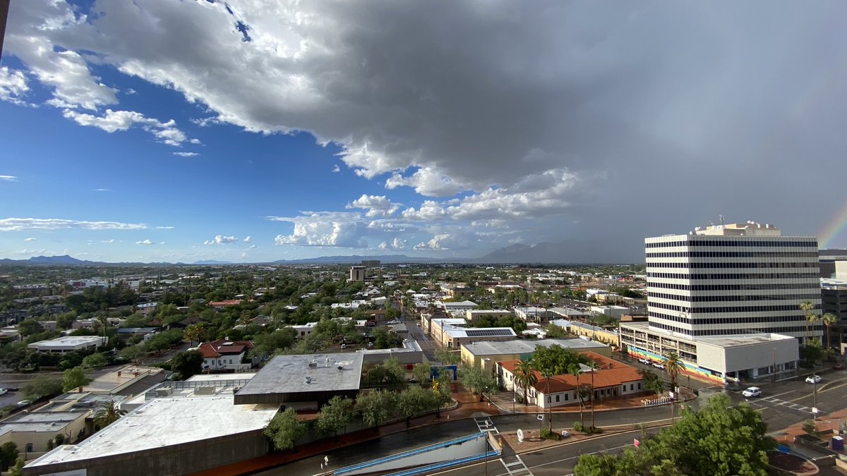 COTSquire's tweet photo. Wow! Tucson relocated to the tropics for a few minutes today! #Monsoon2022 https://t.co/1RbvIoUhNm