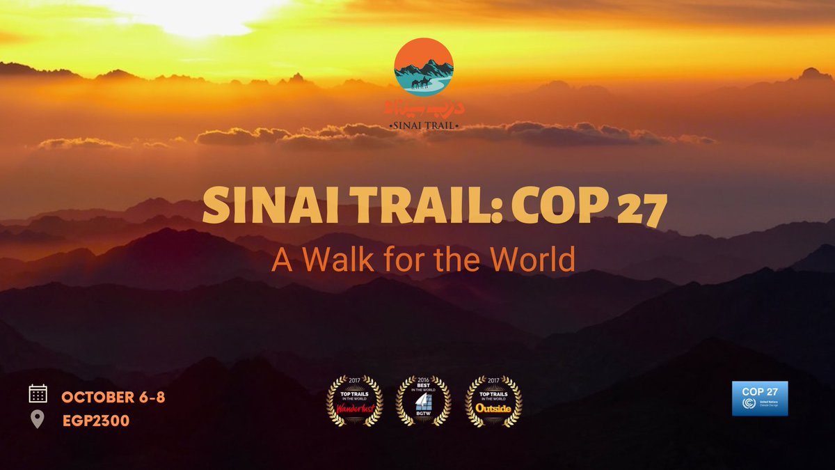 sinaitrail's tweet photo. The Sinai Trail will be organising a special event soon to help underline the value #Bedouin knowledge of the #environment can have in global conversations about #climate change ahead of #COP27 which will be in #Sinai itself this Nov. Find out more here 👇
https://t.co/P2pezMkczF https://t.co/1nnw4pTFyT