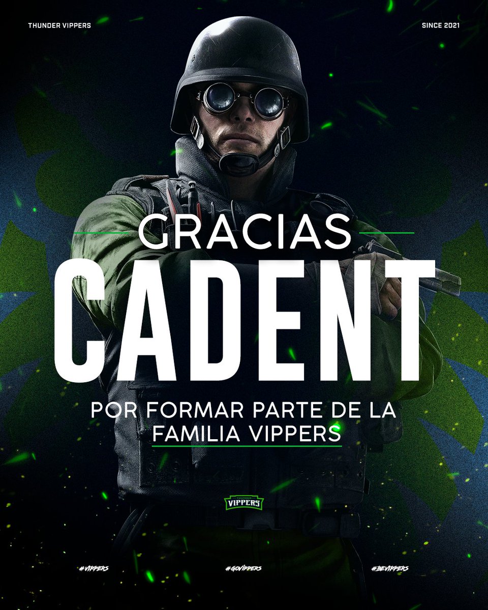 Gracias por todo, <a href="/CadenTR6/">CadenT</a> 💚

Hoy dividimos camino con un crack que supo defender estos colores.

Te deseamos el mayor de los éxitos en el futuro💪🏽

#BeVippers🐉