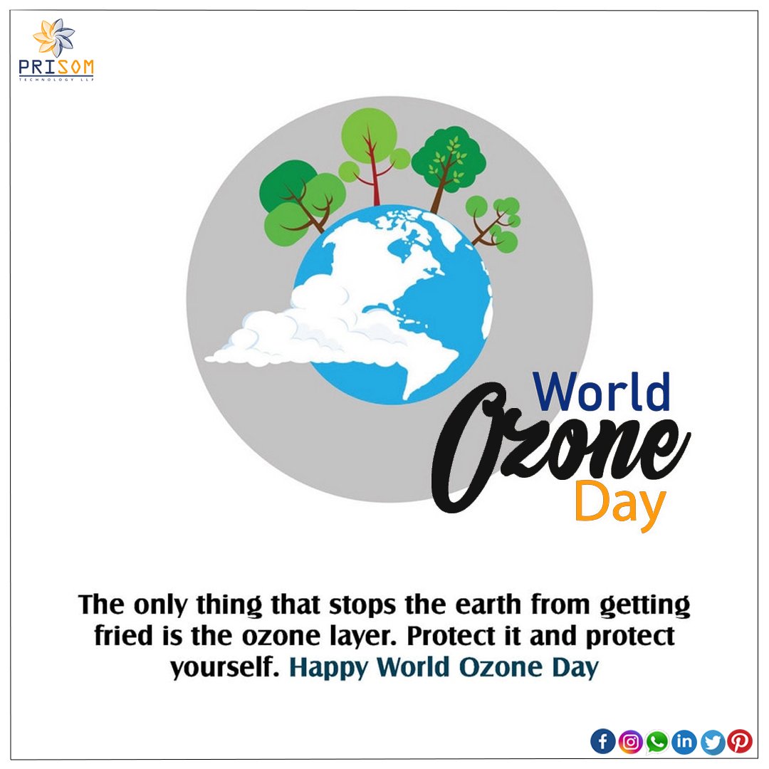 LlpPrisom's tweet photo. Ozone – not just a layer but a protector. Save Ozone, Save Earth.
Happy World Ozone day 2022!
#ozoneday #worldozoneday #ozone #ozonelayer #respondenmahasiswa #ozonecuan #jasaisikuesioner #jasaisisurvei #jasaresponden #prisom #software #prisomtechnologyllp https://t.co/R04uX0JuE2