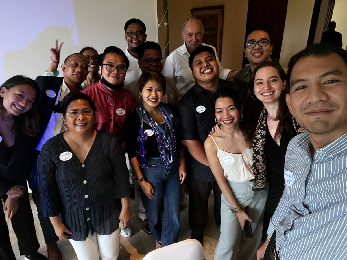 Adenauer fellows at Media Leaders Academy in Bali, Indonesia <a href="/jacquemanabat/">Jacque Manabat</a> <a href="/lrimban/">Luz Rimban</a> <a href="/ronlopezph/">Ron Lopez</a> #AMLA2022