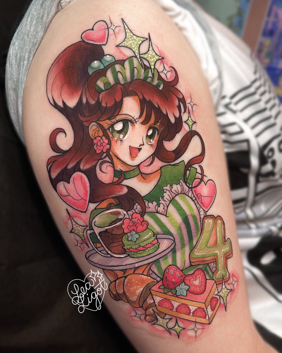 lealigottattoos's tweet photo. Sailor Jupiter 💚💖 https://t.co/ZTcZtUFPZJ