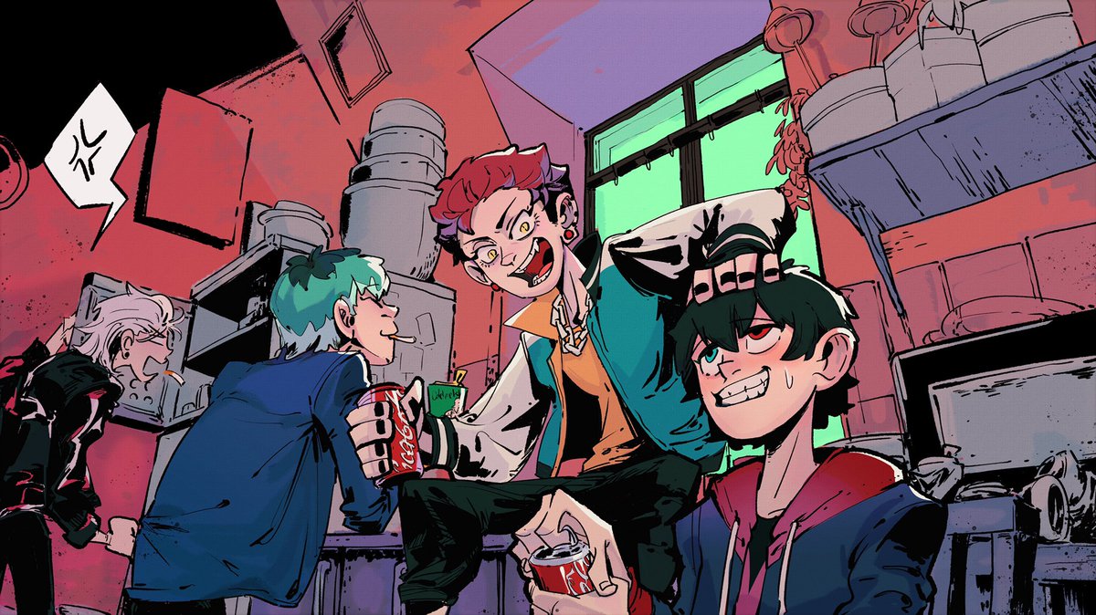 很喜欢新生mcd的氛围wwww
#ヒプノシスマイク #波羅夷空却 #白膠木簓 #山田一郎 #碧棺左馬刻