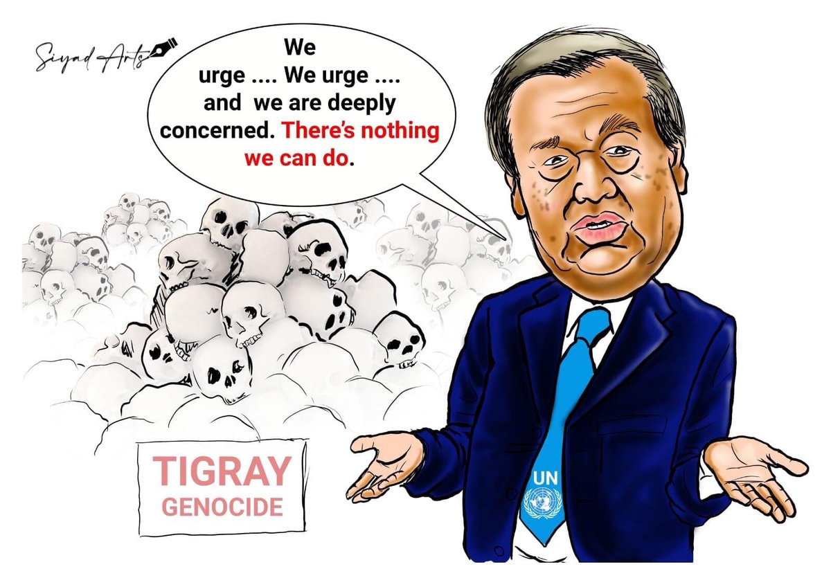 TDf_forlife's tweet photo. #WarCrime in #Tigray by 🇪🇹 🇸🇴 🇪🇷
🇦🇪🇨🇳🇷🇺🇮🇷🇹🇷 supplying #drones #Weapons
@NFUNSC 🇺🇳🌐 @mbachelet cover up the atrocities by 🇪🇹🇪🇷🇸🇴 in #Tigray
@WFP @USAID @PowerUSAID @WFPChief @UNReliefChief justify #ManMadeFamine #TigraySiege #SkinColorMatters https://t.co/13XnQis6hJ