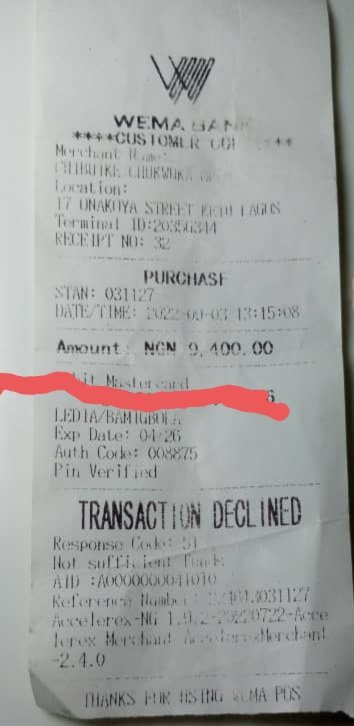 Bamzeuro's tweet photo. @gtbank @gtbank_help
Transaction of 9400 on 3/9/2022 around 1h15pm which was failed bt d account was debited .we went 2 d bank to complain and was told, it will b reversed within 2 or 8 days. bt till now,we r yet 2 receive d money back.accname:Bamigbola ledia accnumber:0690848598 https://t.co/sOYwImMdeR