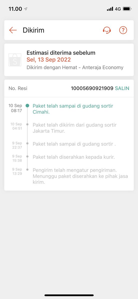 Bener2 nih <a href="/anteraja_id/">𝐀𝐧𝐭𝐞𝐫𝐚𝐣𝐚</a> udah 4 hari masih diem di sortir cimahi gamau ngirim gt? Brgnya mau di pake 😡🤬🤯