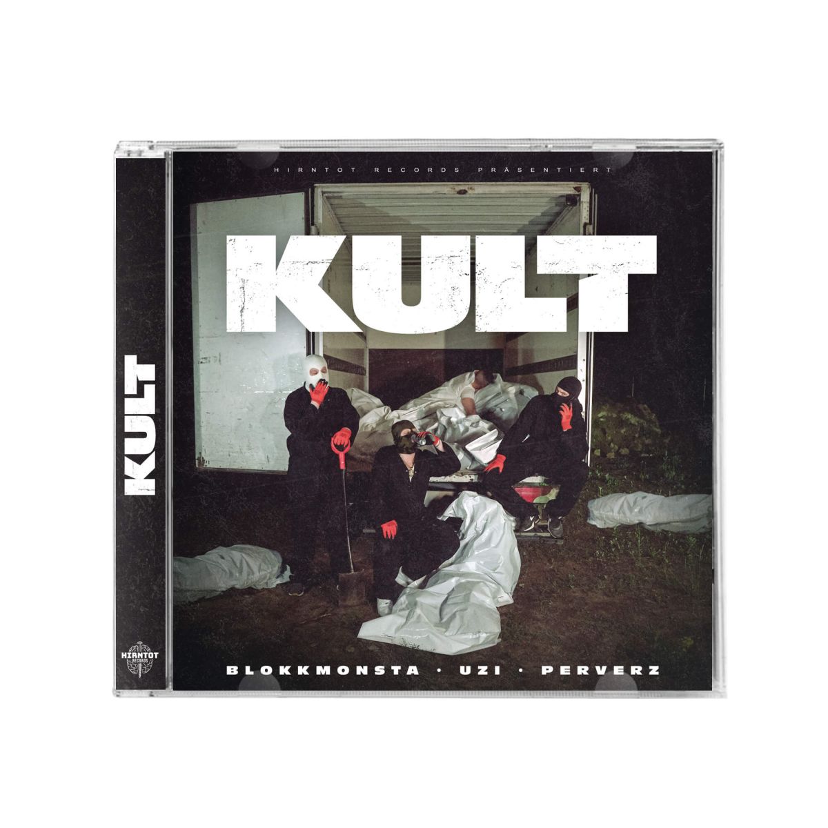 HirntotSupport's tweet photo. Am Freitag erscheint das neue Album von Blokkmonsta, Uzi &amp; Perverz mit dem Namen #KULT!
Sichert Euch jetzt noch schnell eines der streng limiterten Fan-Bundles, denn die Boxen sind bereits schon seit einiger Zeit ausverkauft!
https://t.co/Q0ZnYv7V0x https://t.co/0nVhUGjszX