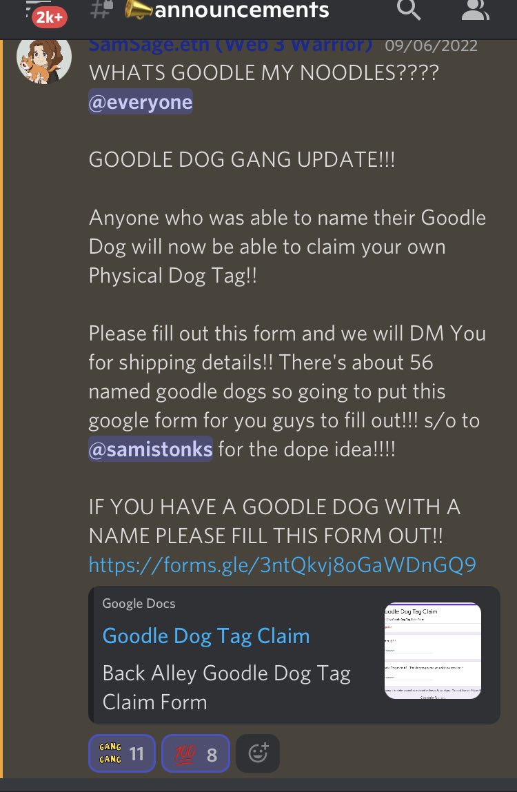 Goodle Dog Gang tweet media