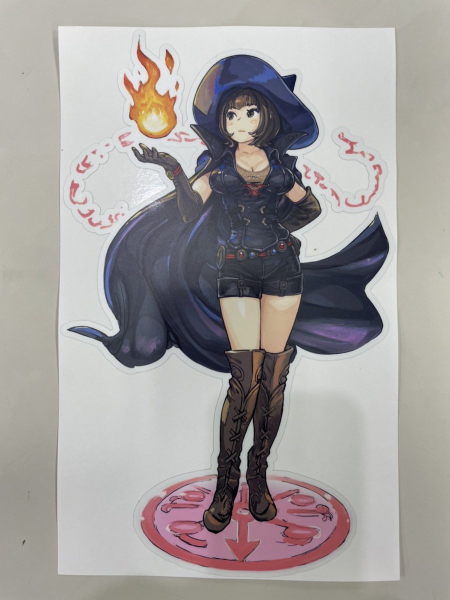 the Sword of Kishi Mieko特製リアルタイプステッカーなるもの。 