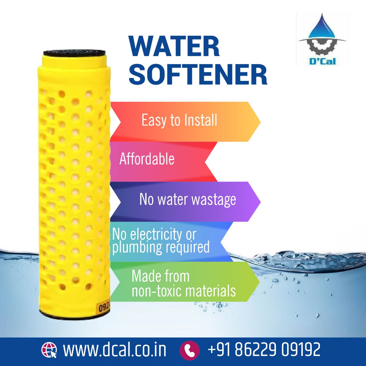 DCalwatersoften's tweet photo. Water Softener- Easy to install, Affordable, No water wastage, No electricity or plumbing required
https://t.co/oaY2XEheI7
Call - +91 8622909192
Product link- https://t.co/oAq7X6oZGE
#watersoftener #watertreatment #waterfiltration #cleanwater #waterfilter #water #hardwater https://t.co/4wvQRTXoTA